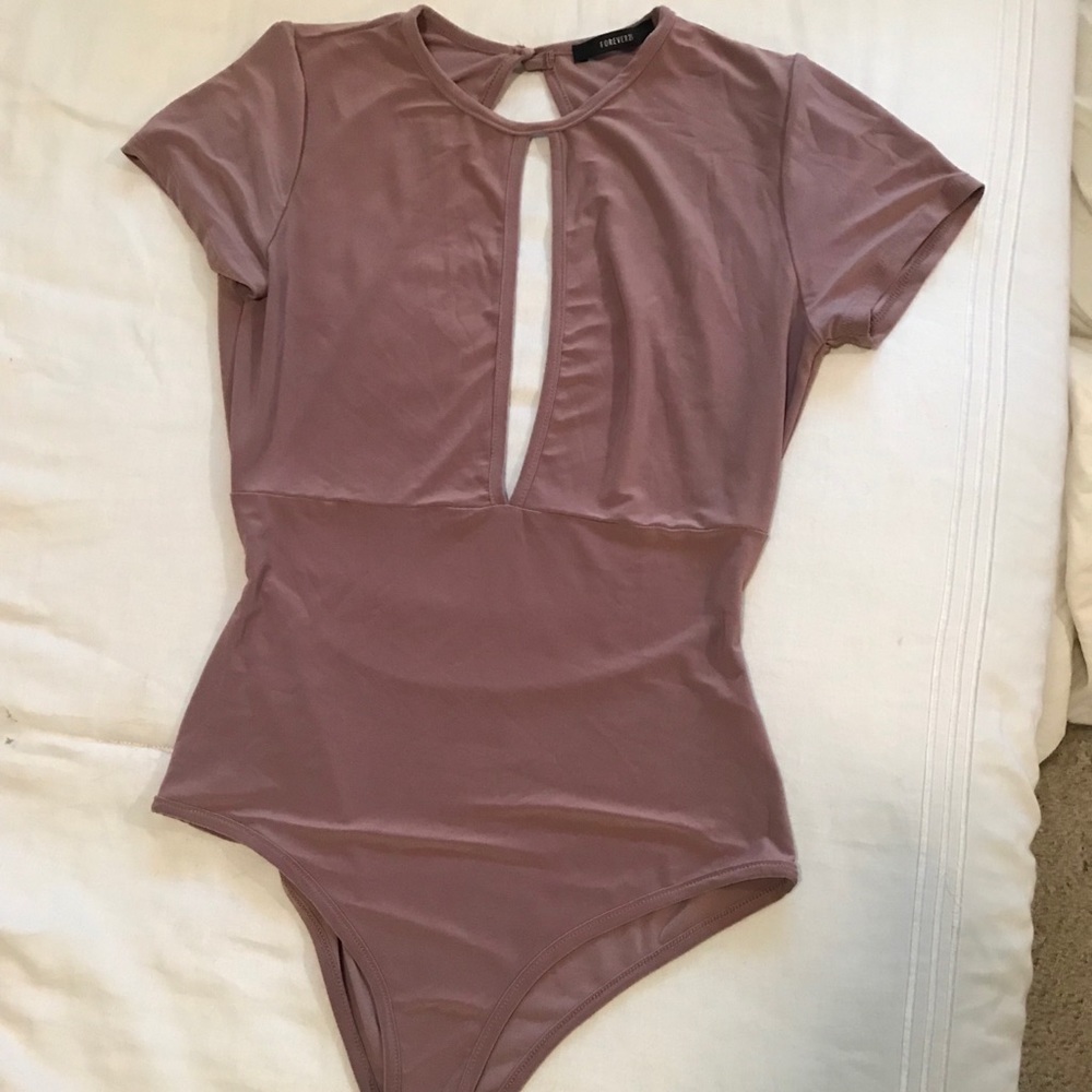 Forever 21 open back bodysuit